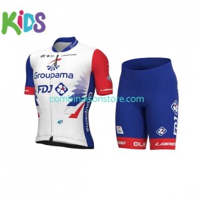 Enfant Combinaison Cycliste + Cuissard 2022 Groupama-FDJ N001